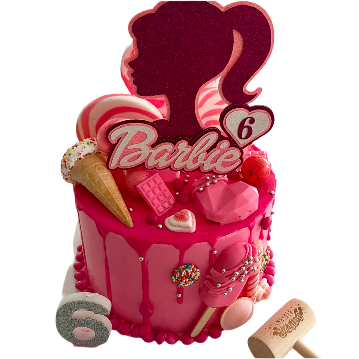 Barbie Drip SmashCake