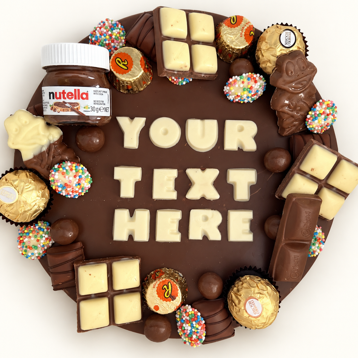 Chocoholic Say It on a Cake
