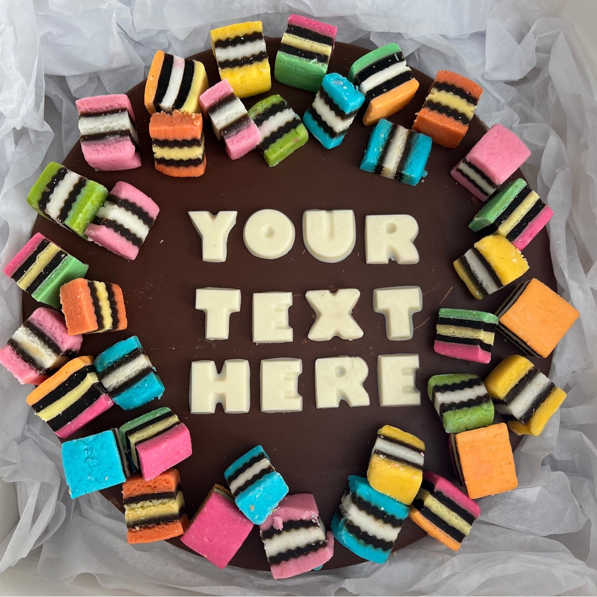 Allsorts Say It on a Cake