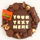 Reese’s Say It on a Cake — personalised chocolate smash cake